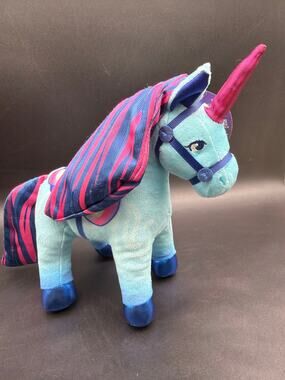 Unicorn Academy River Unicorn Plush 9” Spin Master Netflix 2024 NWT Blue Purple